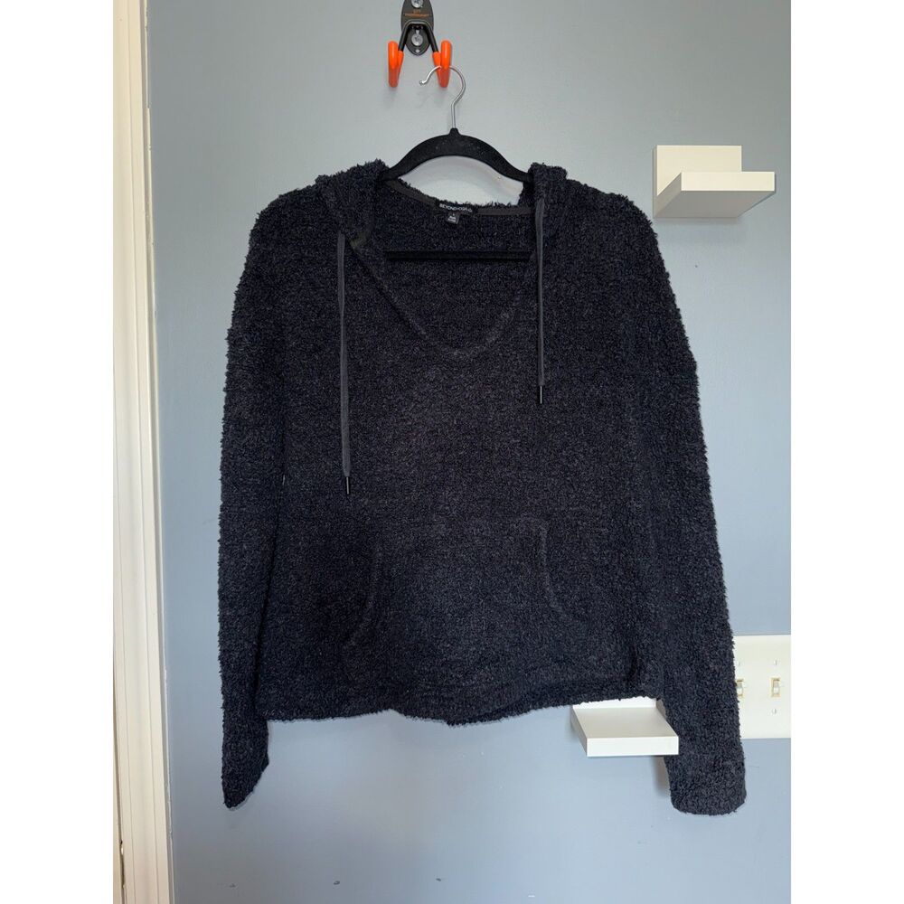 Beyond Yoga Fuzzy/Faux Sherpa Pullover Hoodie | Size Small | Comfy, Cozy
